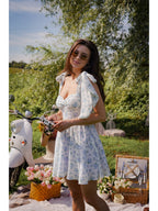 Women's Flowy Muslin Midi Dress Maya