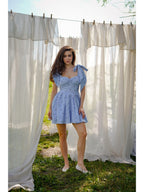 Women's Flowy Muslin Midi Dress Maya