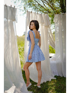 Women's Flowy Muslin Midi Dress Maya