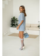Women's Knit Shorts Set - Summer Lounge Outfit product photo 8