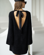 Fluffi Open-Back Knit Dress