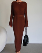 Ribbed Knit Maxi Dress