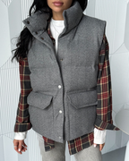 Cashmere-Blend Vest