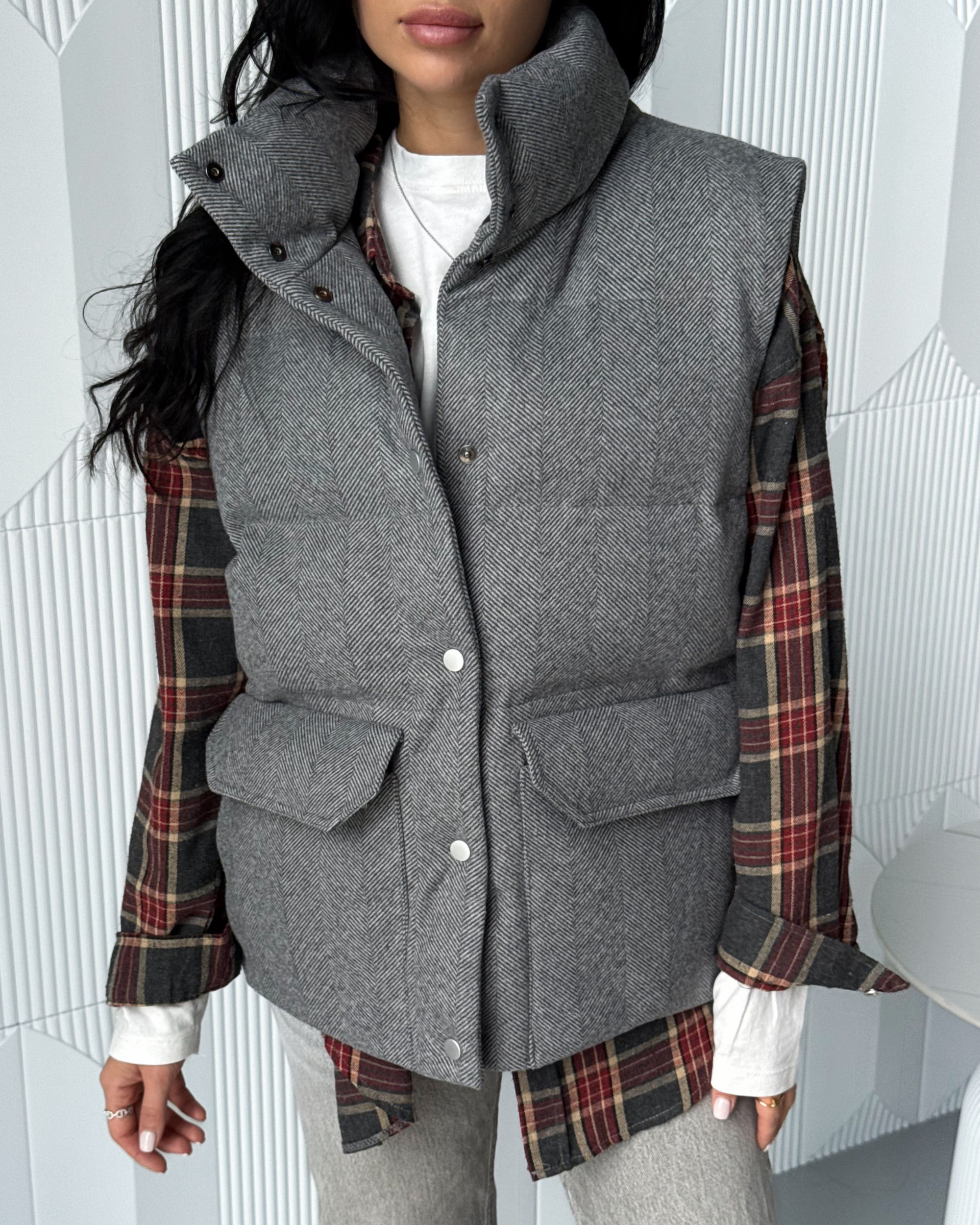 Cashmere-Blend Vest