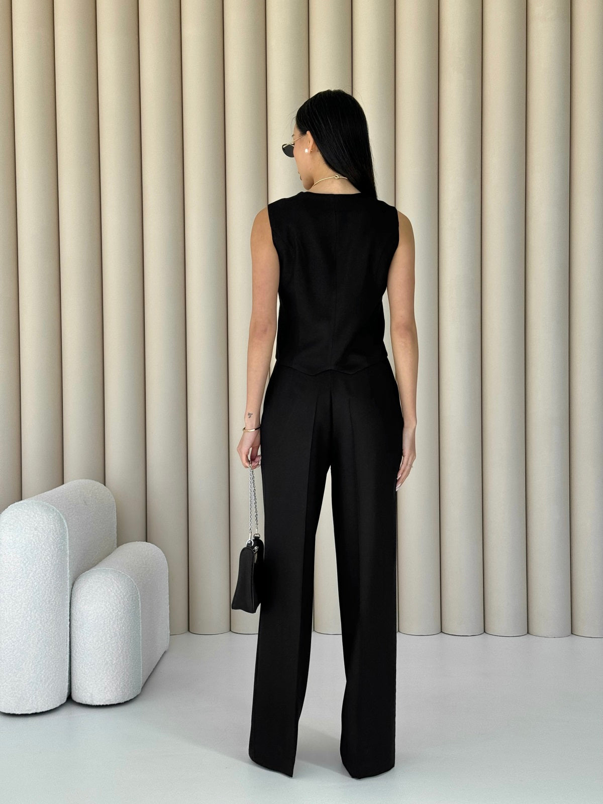Women's Linen Two-Piece Set LION — Coordinated Summer Look