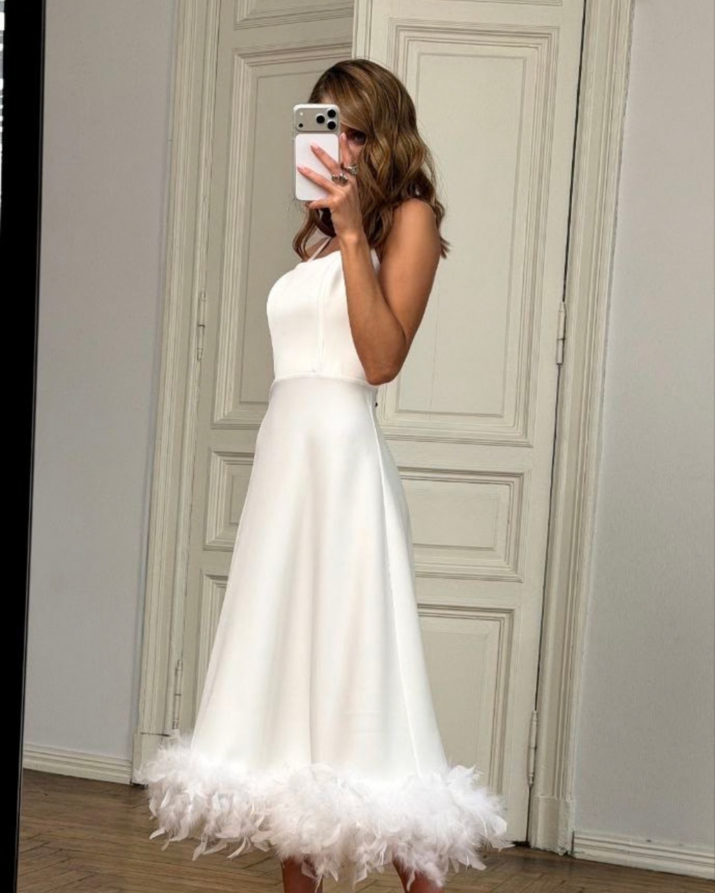 Premium Crepe Dress – Elegant Structured Dress