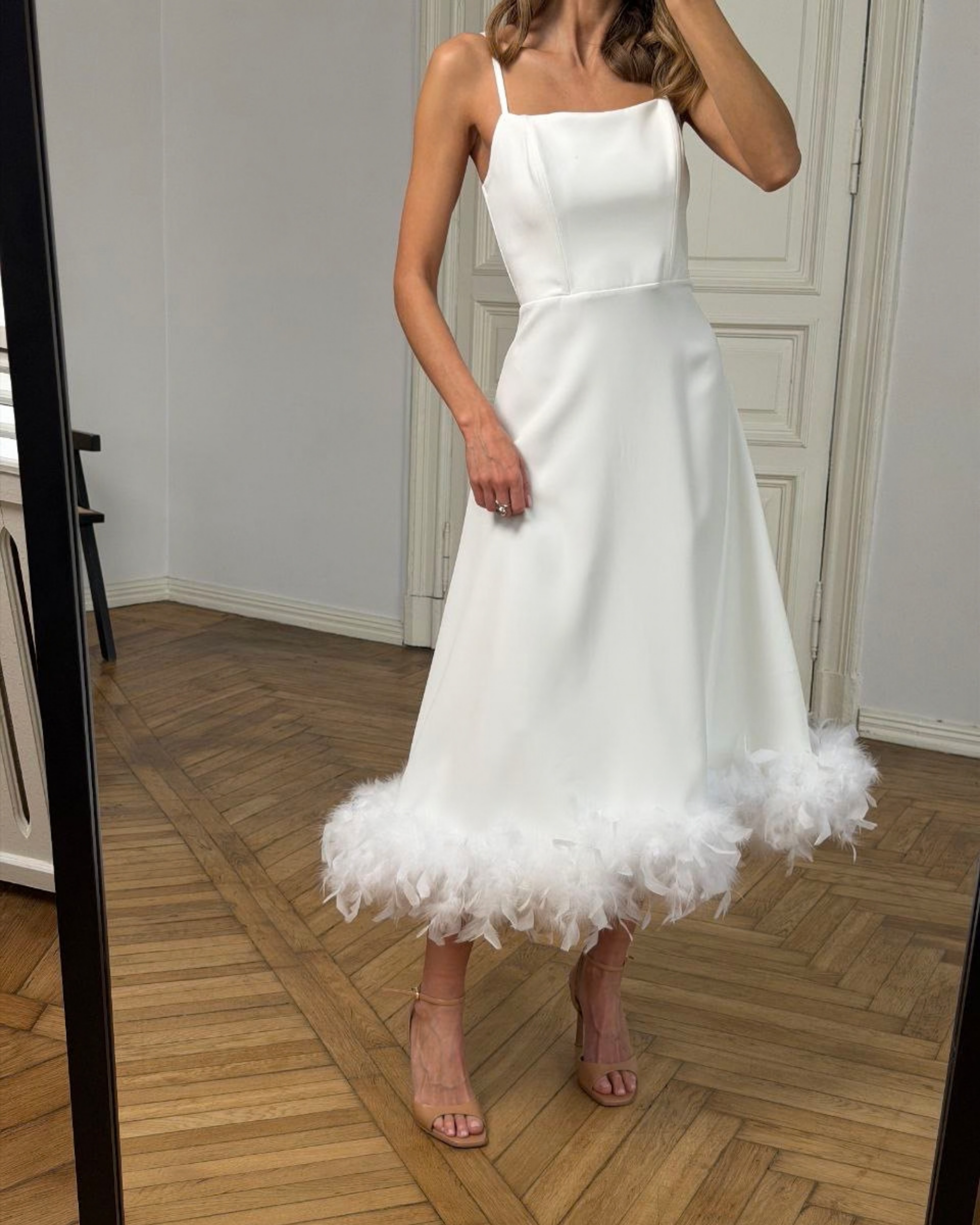 Premium Crepe Dress – Elegant Structured Dress