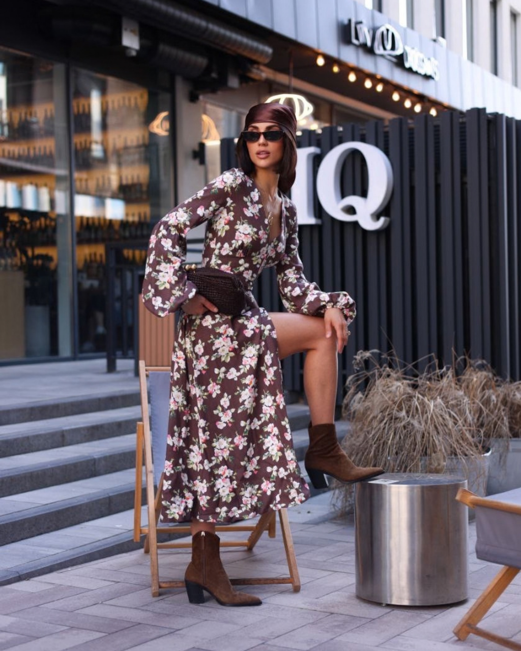 Violeta Linen Dress – Elegant Long Sleeve Dress