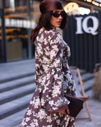 Violeta Linen Dress – Elegant Long Sleeve Dress