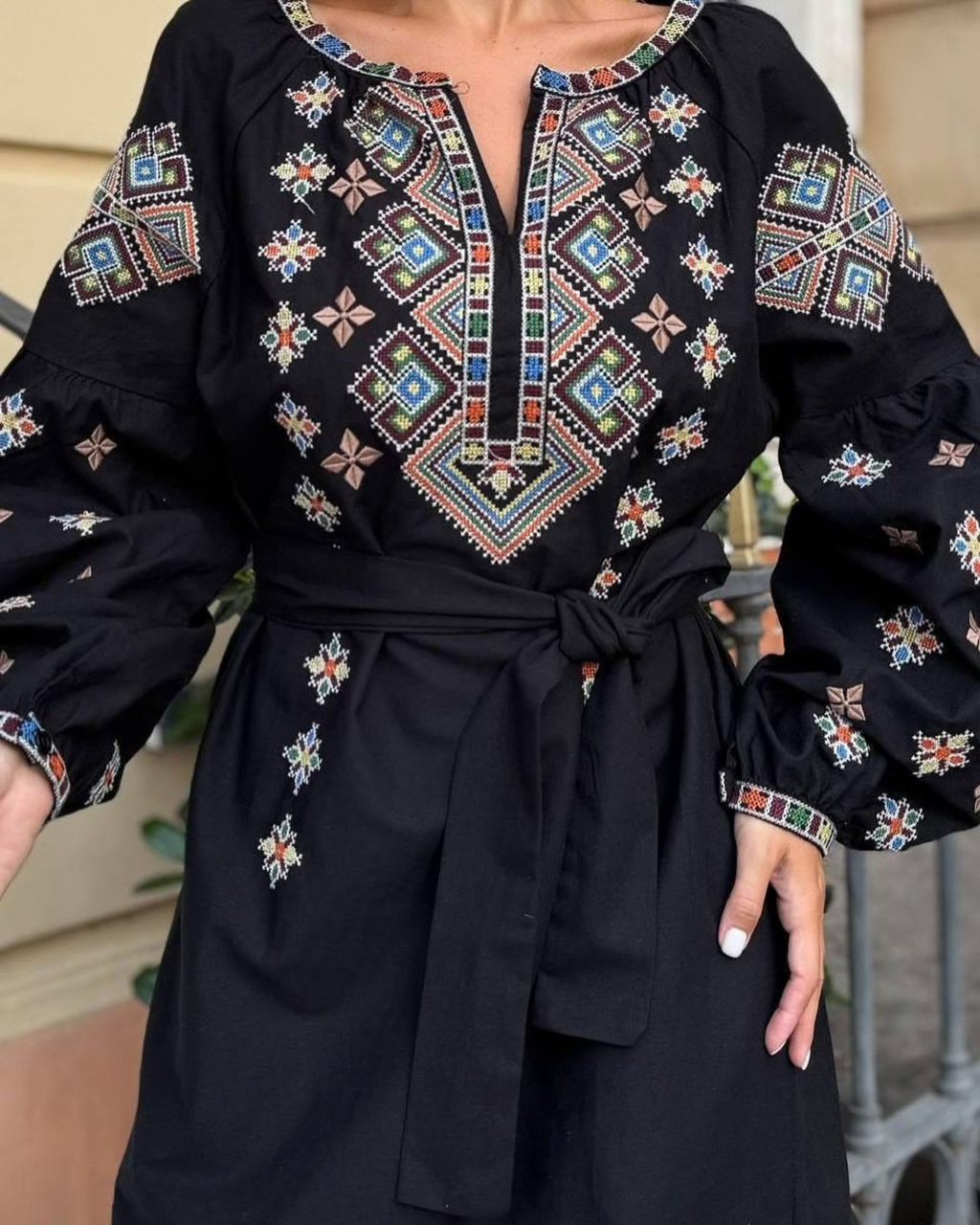 Mozaika Embroidery – Vyshyvanka Dress – Women
