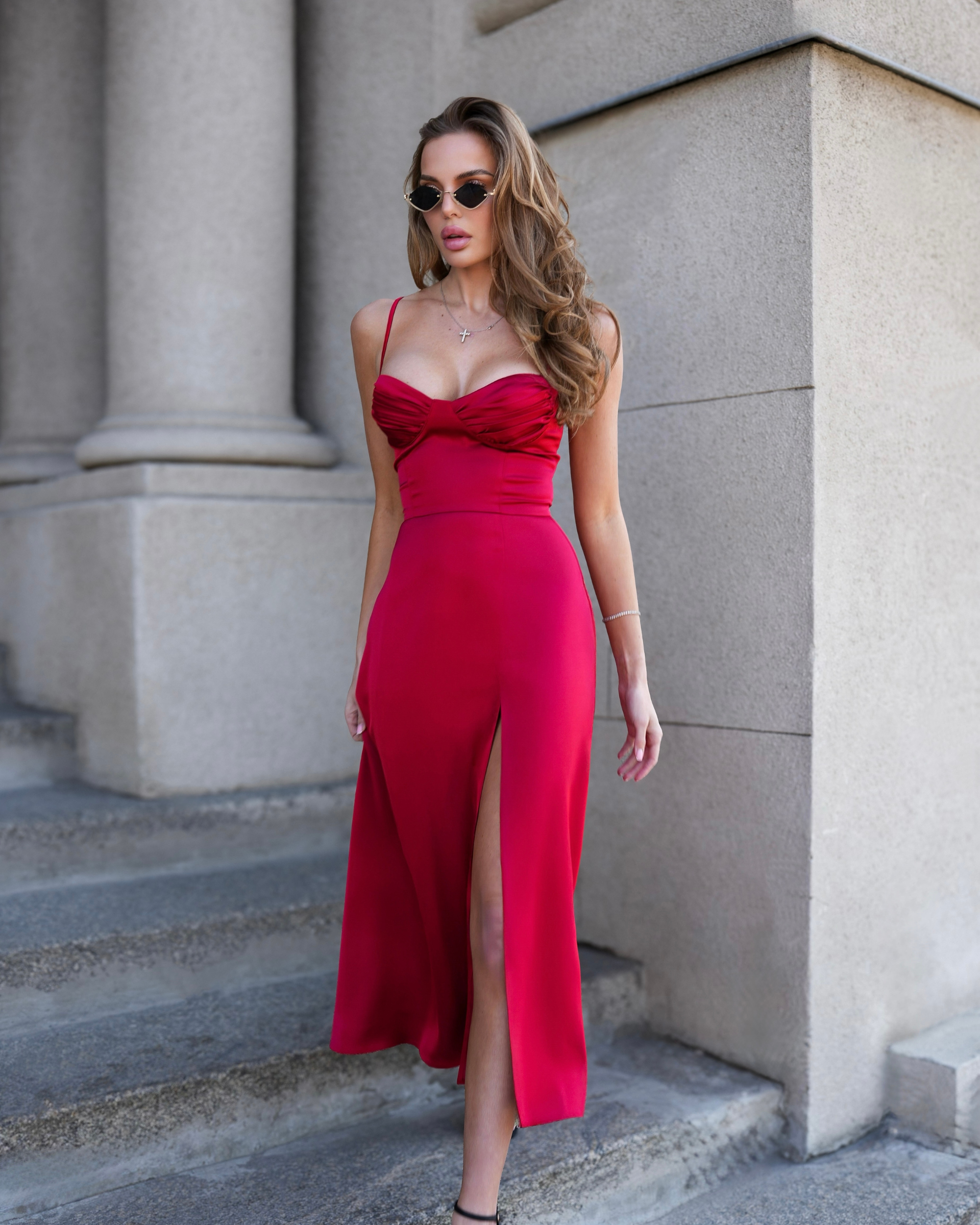 Double Silk Corset Dress