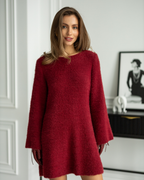 Fluffi Open-Back Knit Dress