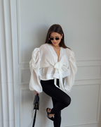 Chiffon Bow Blouse