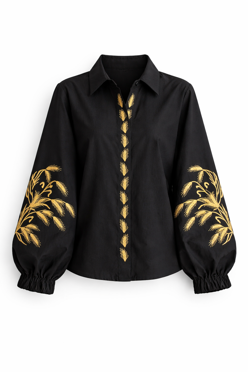Wheat Embroidery, Vyshyvanka, Women, main view