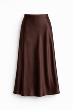 Satin Midi Skirt