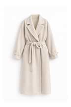Oversized Llama Wool Wrap Coat