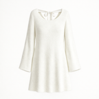 Fluffi Open-Back Knit Dress