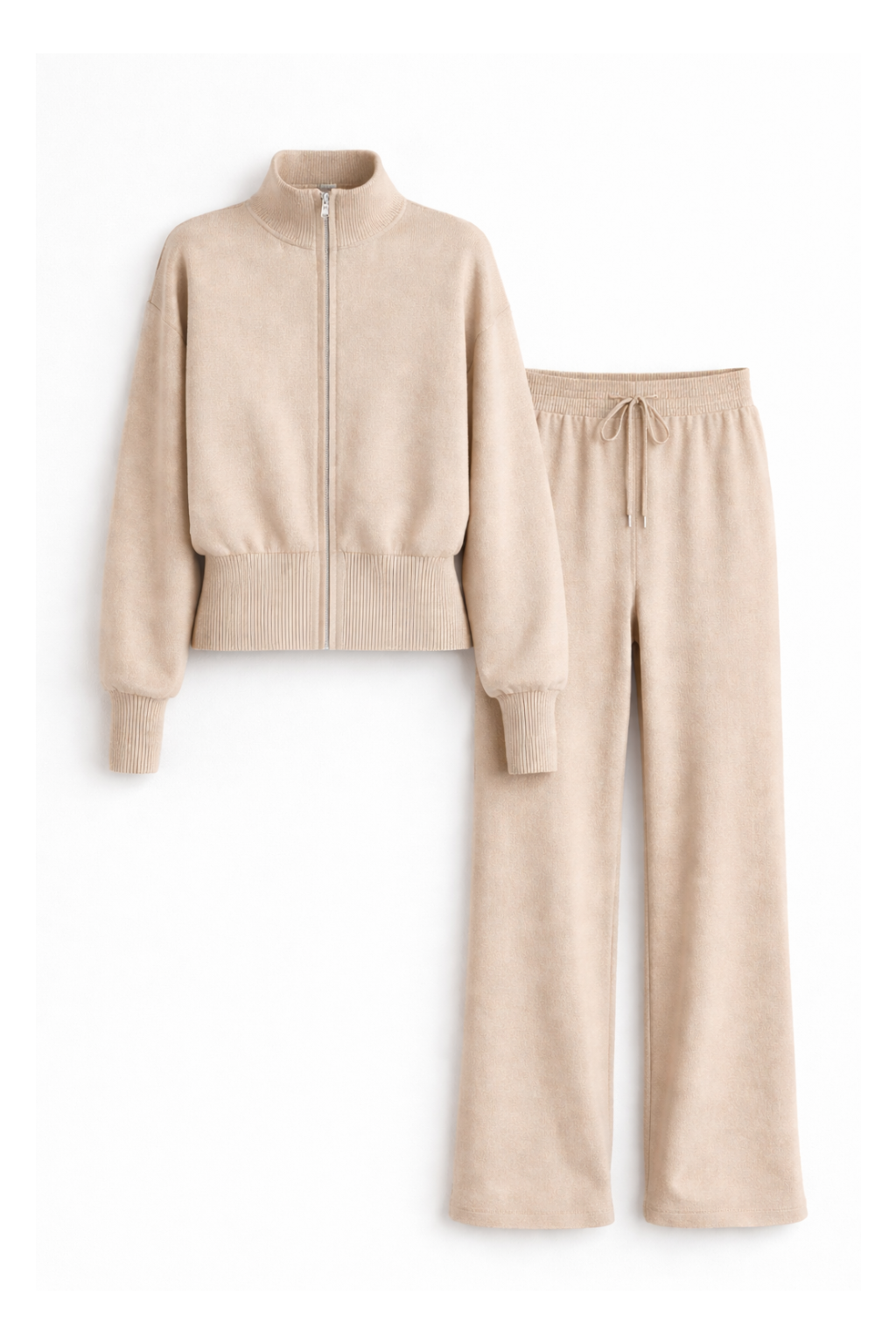 Cotton Zip Lounge Set