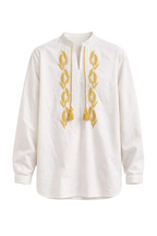 Wheat Embroidery – Vyshyvanka – Men