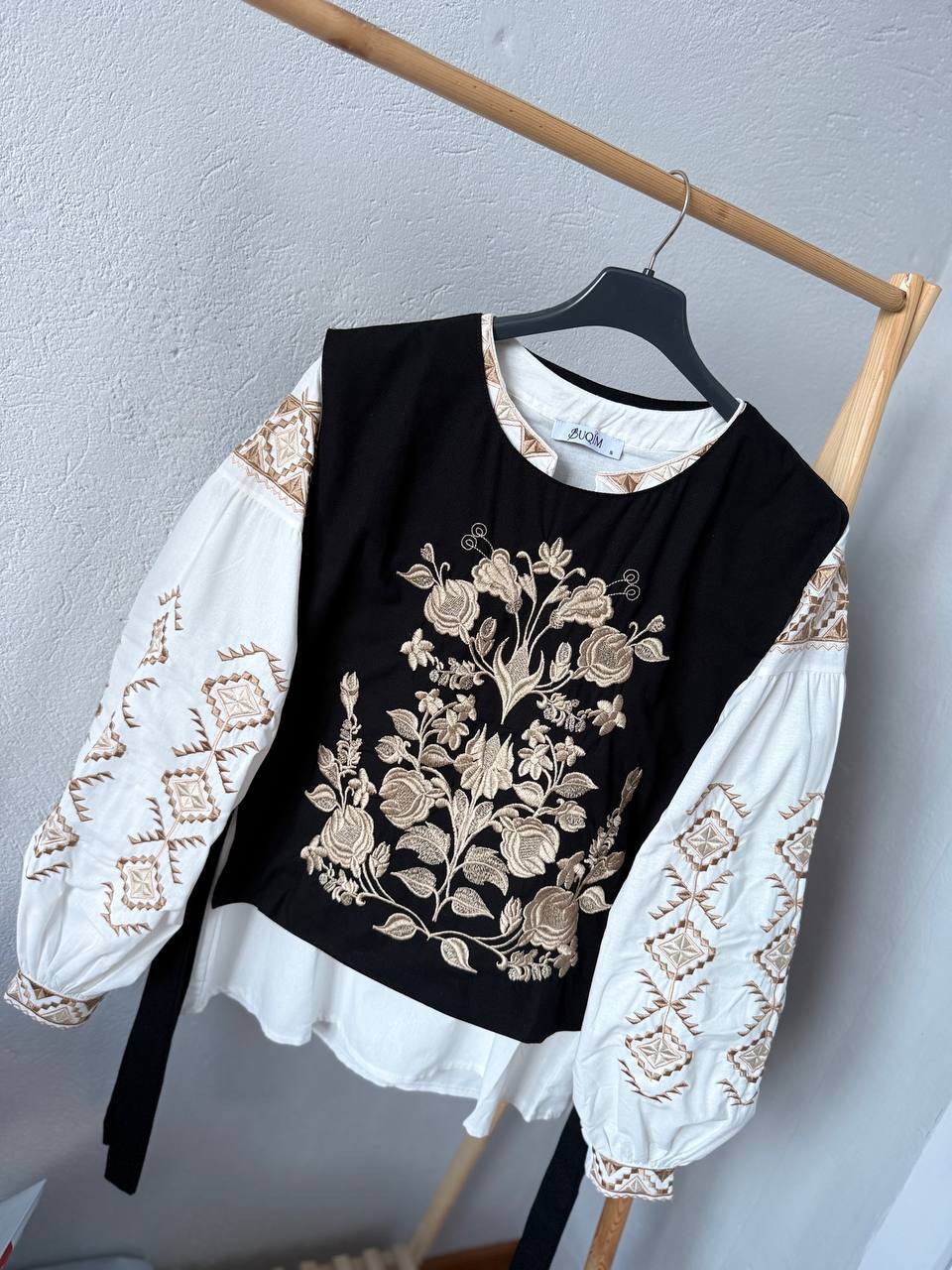 Embroidered Tie Vest (Manishka)