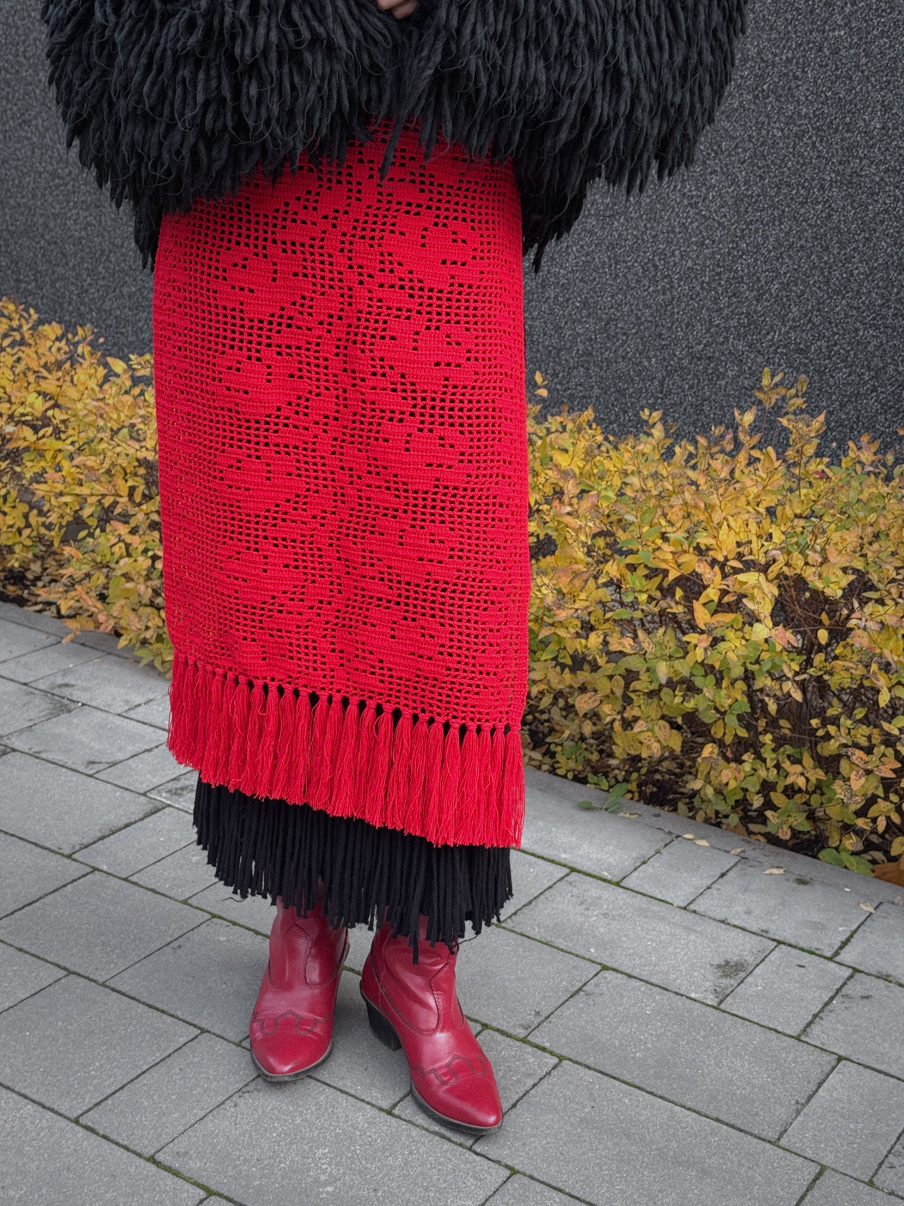 Ukrainian Embroidered Apron - Cotton Folk Layer