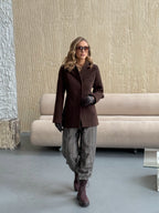 Women's Belted Tailored Coat, alternate product view