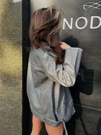 Long Eco Leather Moto Jacket – Sleek Extended-Fit Biker Jacket