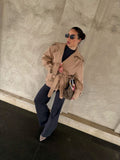 Cropped Trench Coat – Lightweight Beige Short Trench