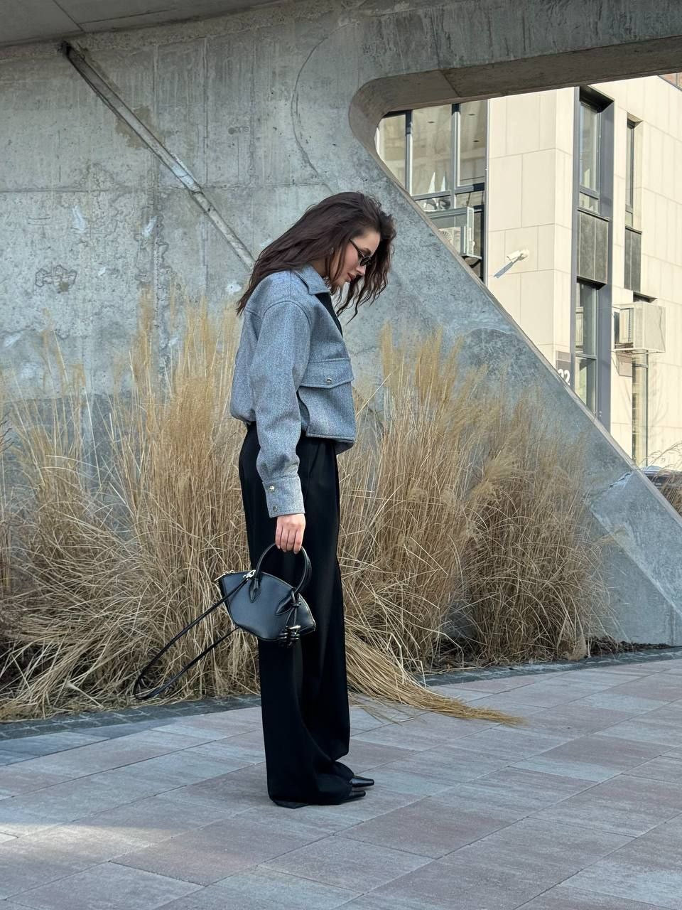 Azali Cashmere Bomber Jacket – Soft Structured Zip Jacket