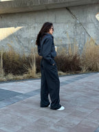 Azali Cashmere Bomber Jacket – Soft Structured Zip Jacket