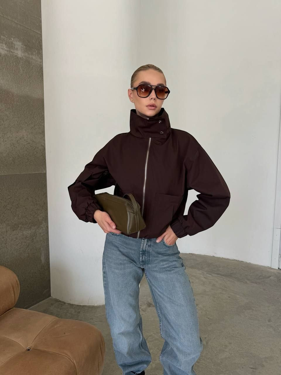 Tracy Water-Resistant Windbreaker – Modern Utility Jacket