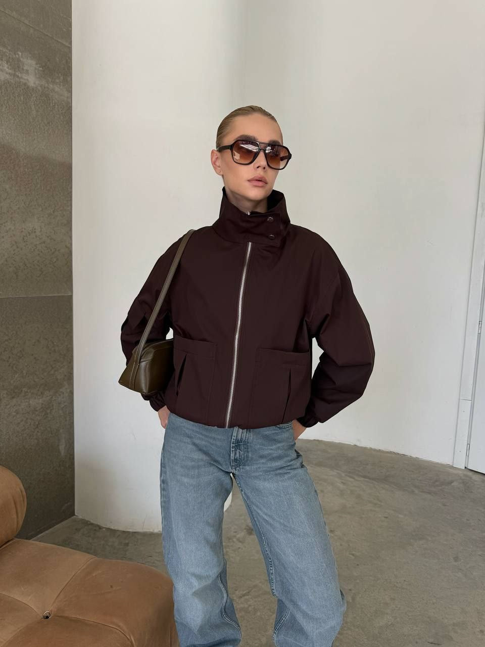 Tracy Water-Resistant Windbreaker – Modern Utility Jacket