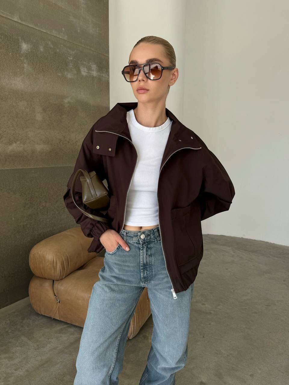 Tracy Water-Resistant Windbreaker – Modern Utility Jacket