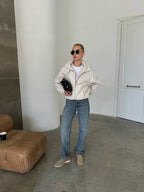 Tracy Water-Resistant Windbreaker – Modern Utility Jacket