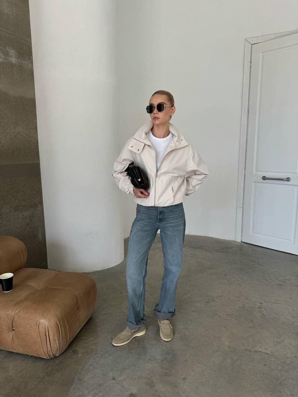 Tracy Water-Resistant Windbreaker – Modern Utility Jacket