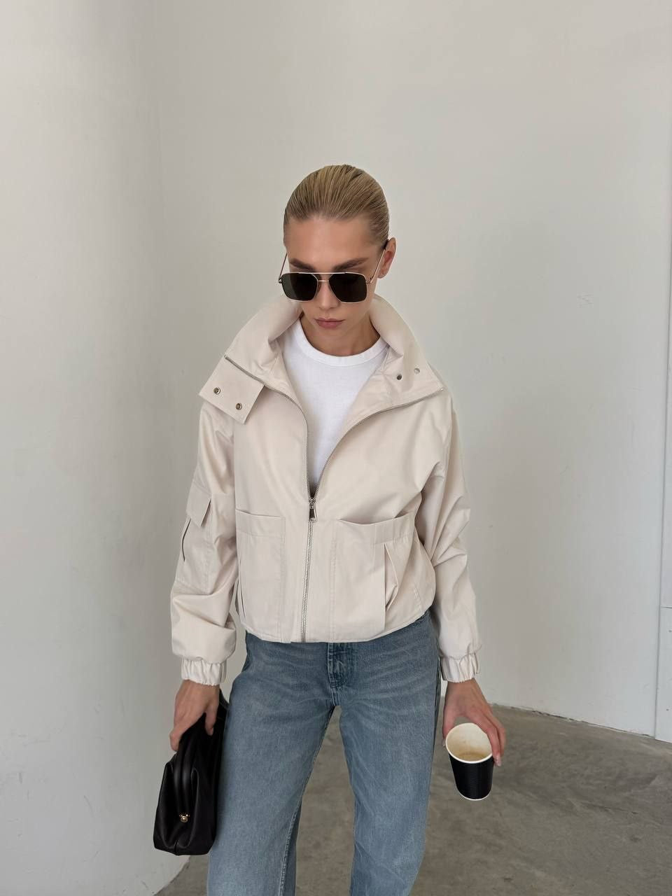 Tracy Water-Resistant Windbreaker – Modern Utility Jacket