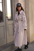Embroidered Cotton Trench Coat – European Statement Outerwear
