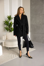 Cashmere Belted Blazer Jacket – Soft Tailored Layer
