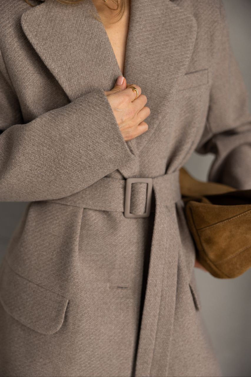 Cashmere Belted Blazer Jacket – Soft Tailored Layer