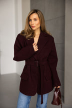 Cashmere Belted Blazer Jacket – Soft Tailored Layer
