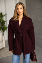 Cashmere Belted Blazer Jacket – Soft Tailored Layer