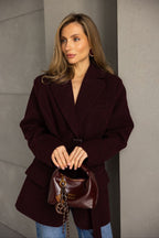 Cashmere Belted Blazer Jacket – Soft Tailored Layer