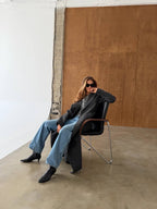 Florencia Long Wool Blend Coat – Elegant Full-Length Coat