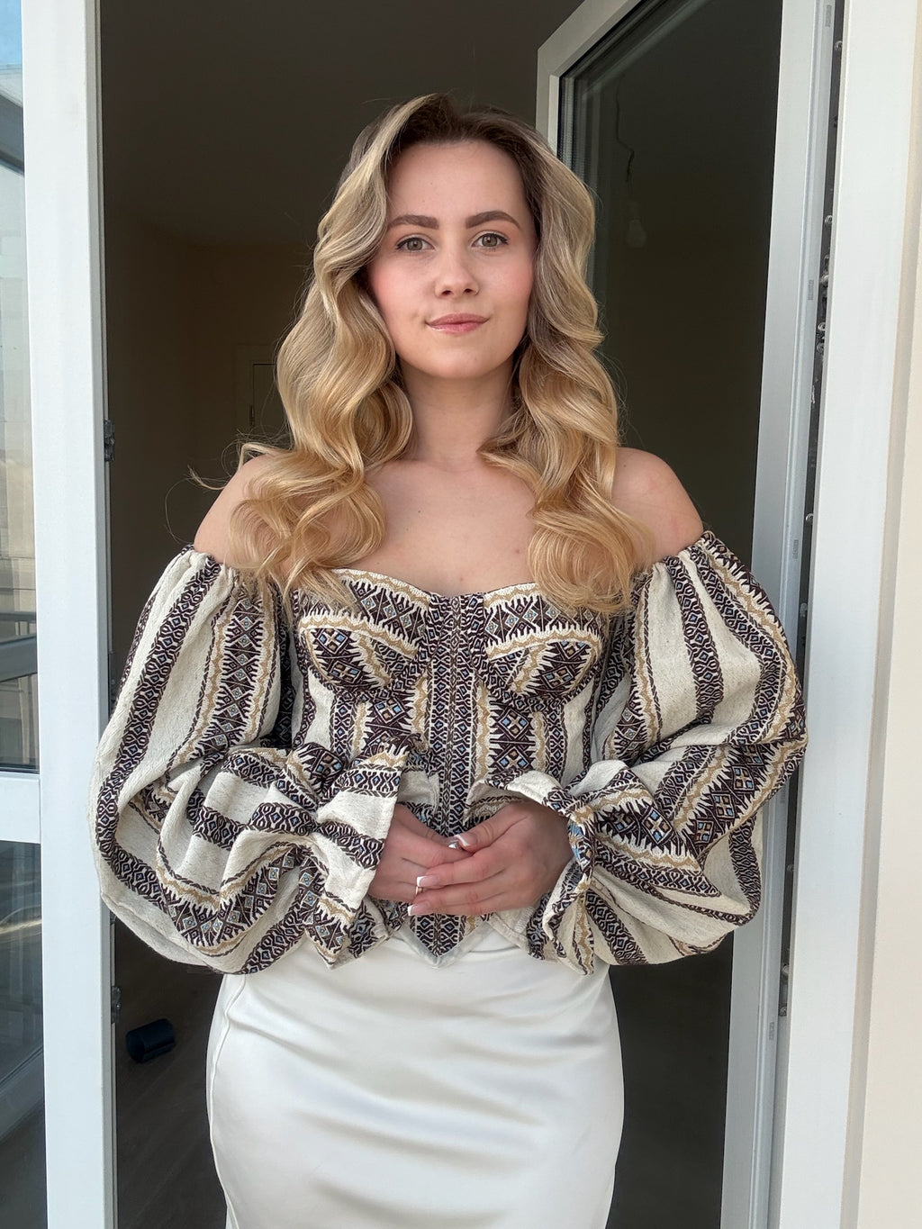 Vesna Embroidered Corset Set