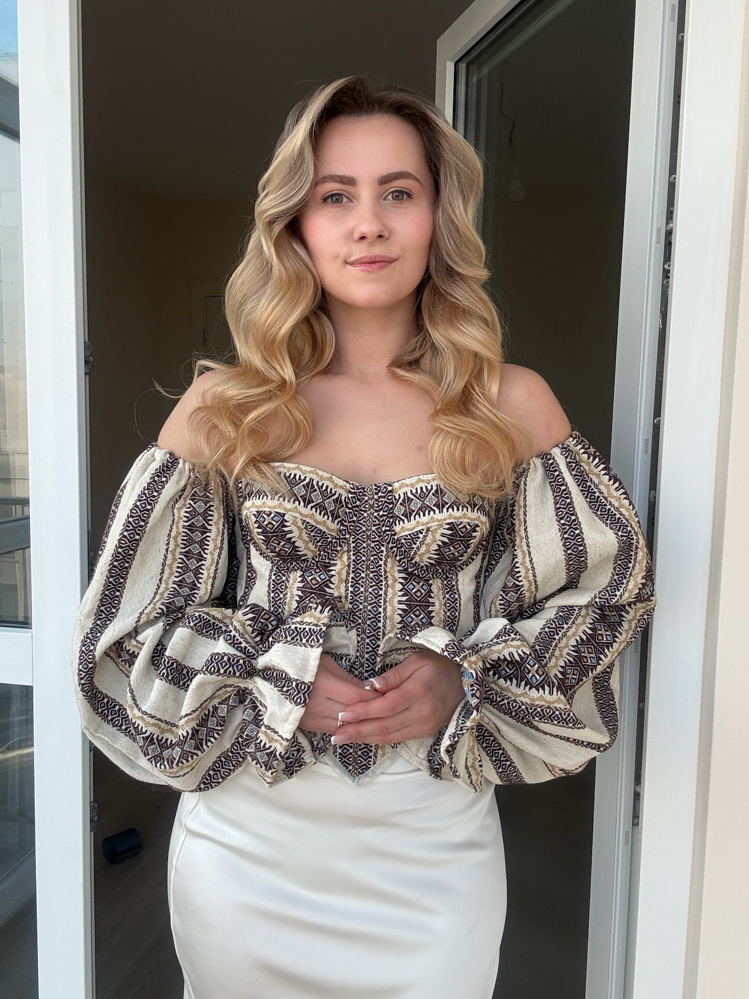 Vesna Embroidered Corset Set