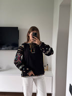 Mavka Macramé-Lace Embroidered Blouse