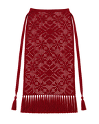 Ukrainian Embroidered Apron - Cotton Folk Layer