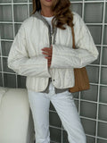 Women's Quilted Liner Jacket in milk, main view