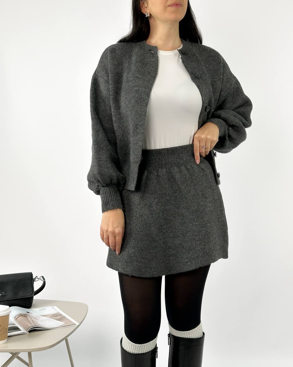 Wool Blend Mini Knit Set