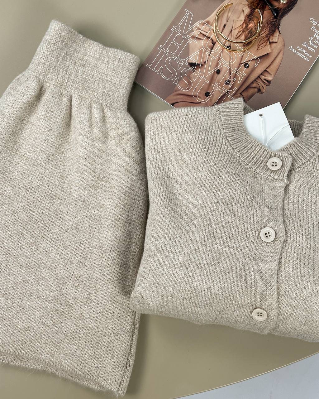 Wool Blend Mini Knit Set